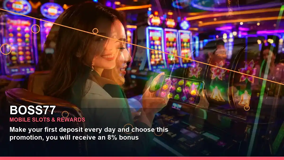 BOSS77 layered collage adventure online slot games highlighting mobile-friendly casino play