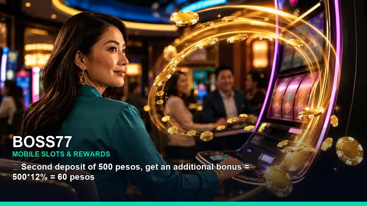 BOSS77 BOSS77 casino game center information for Philippine users scene with dynamic casino cashback rewards for players in