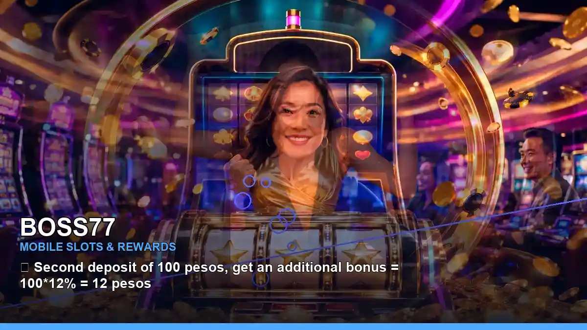 BOSS77 high-energy night online slot games in a right close-up layout for Philippine players