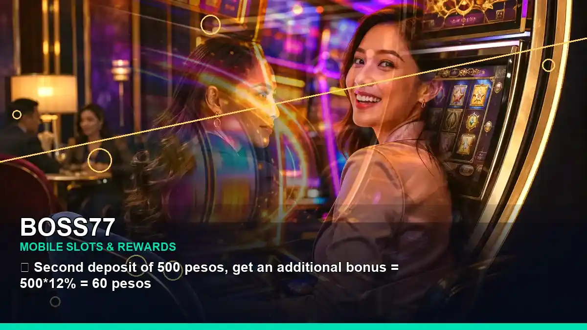BOSS77 BOSS77 casino game guide information for Philippine users scene with layered collage VIP casino rewards for players