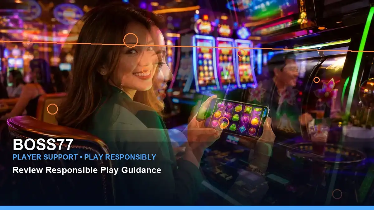 BOSS77 high-energy casino cashback rewards in a layered collage layout for Philippine players